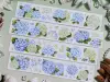 Shine Studio Washi Tape Sample - Pastel Round Hydrangeas