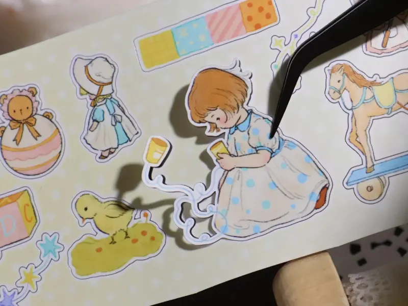 Shine Studio Die-Cut Tape Sample - Playful Dreamland