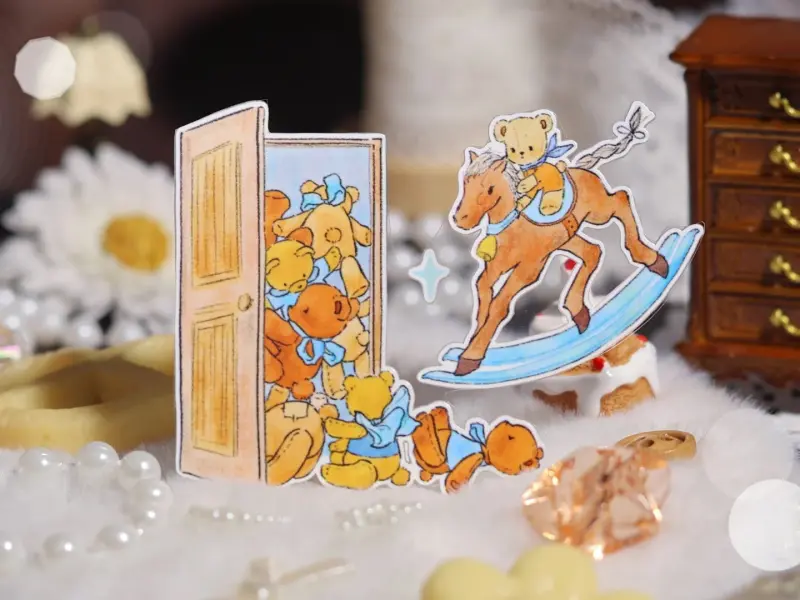 Shine Studio Die-Cut Tape Sample - Playful Dreamland