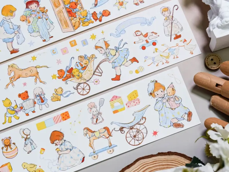 Shine Studio Die-Cut Tape Sample - Playful Dreamland