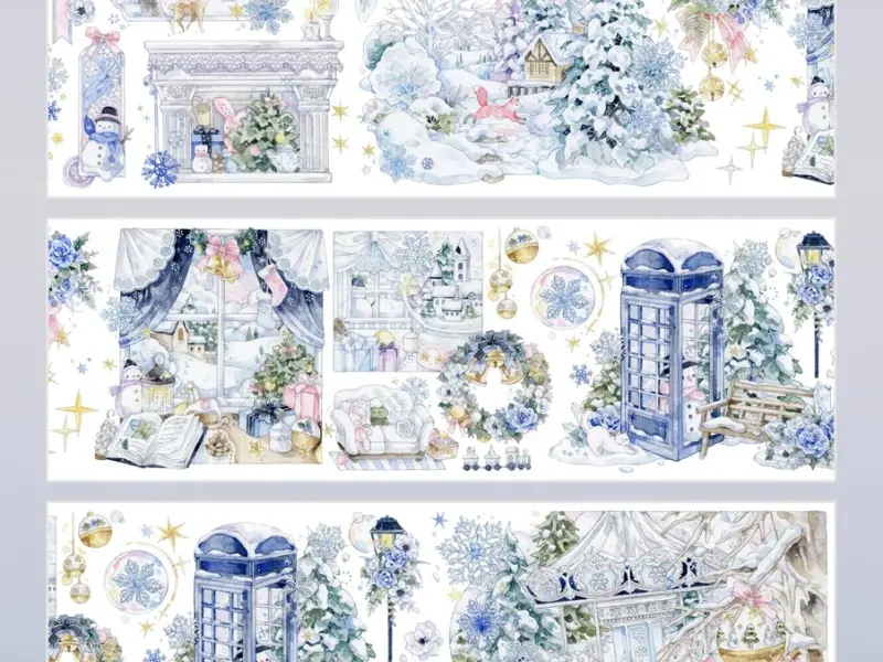 Shine Studio PET Tape Sample - Winter Fantasy Collection