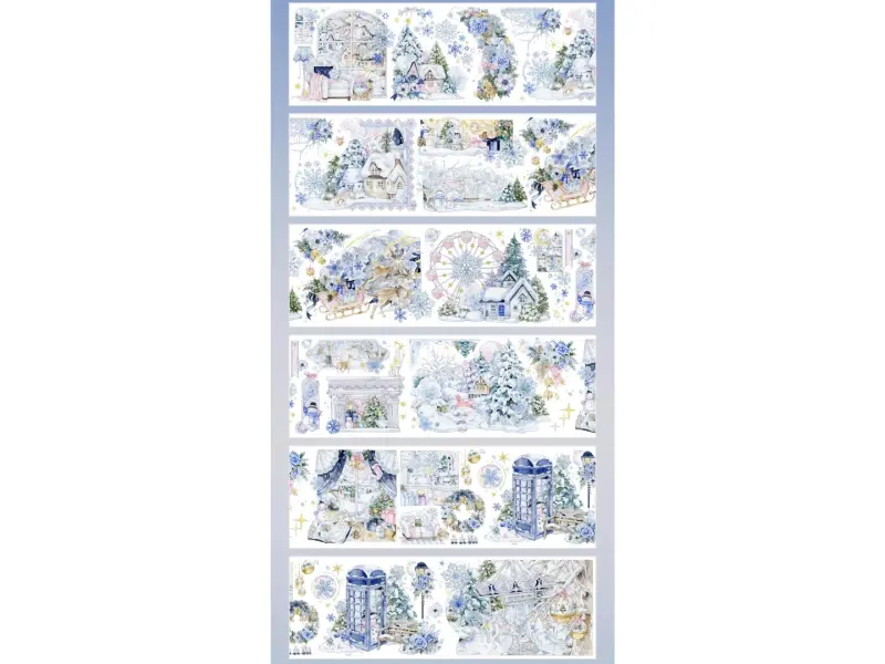 Shine Studio PET Tape Sample - Winter Fantasy Collection