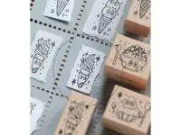 Pre-Order Lin Chia Ning Wooden Rubber Stamp - Soft Serve