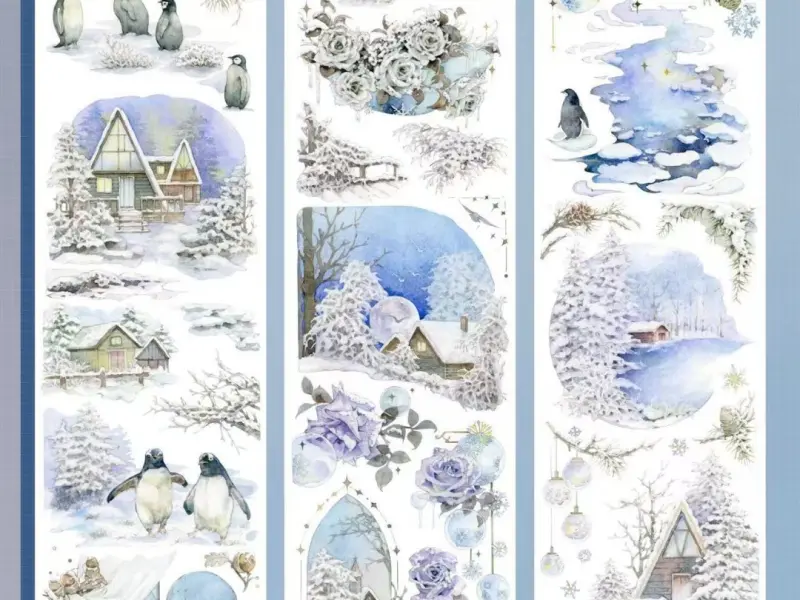 Tournesol Studio Washi Tape Sample - Listen To Winter