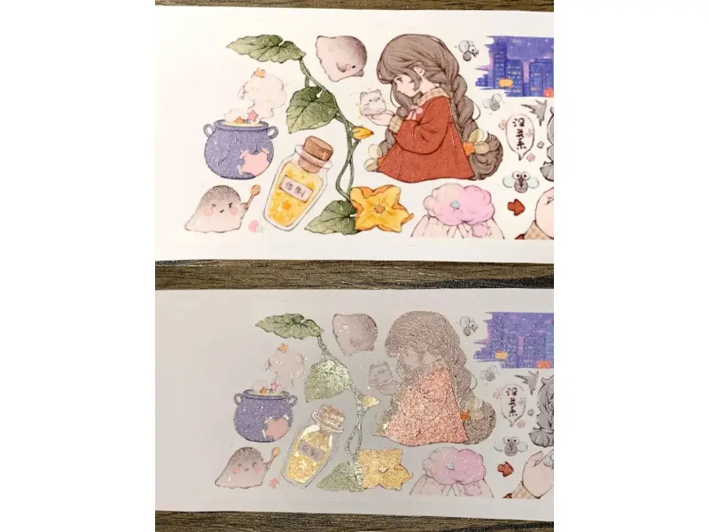 Turtle Studio Washi Tape Sample - Little Cat Ghost