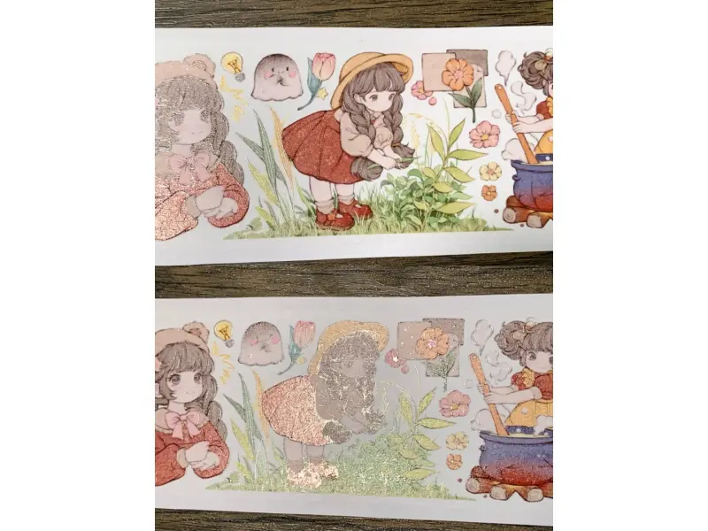 Turtle Studio Washi Tape Sample - Little Cat Ghost