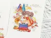 Turtle Studio Washi Tape Sample - Little Cat Ghost