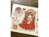 Turtle Studio Washi Tape Sample - Little Cat Ghost