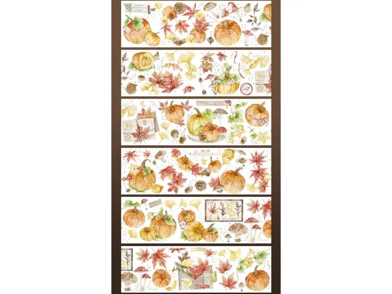 Turtle Studio PET Tape Sample - Pumpkin