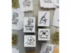 Pre-Order Lin Chia Ning Wooden Rubber Stamp Set - Tiny Signs