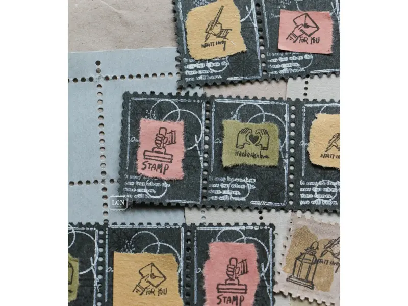 Pre-Order Lin Chia Ning Wooden Rubber Stamp Set - Tiny Signs