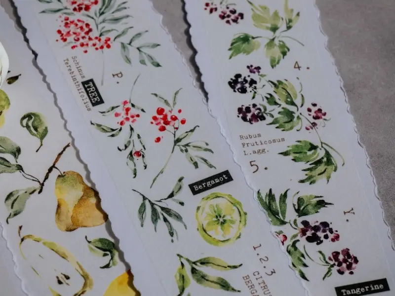 Meow Illustration Washi Tape Sample - Aroma Research