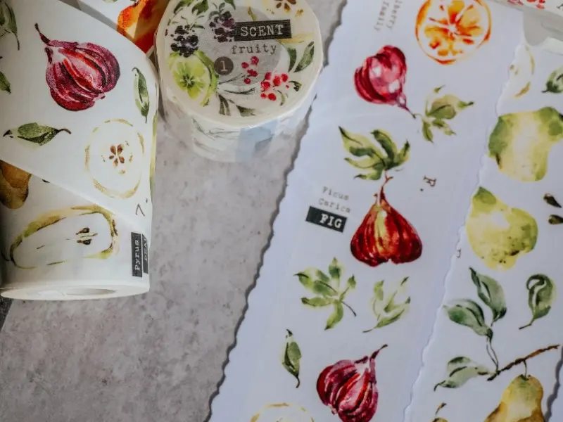 Meow Illustration Washi Tape Sample - Aroma Research