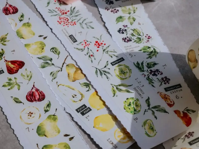 Meow Illustration Washi Tape Sample - Aroma Research