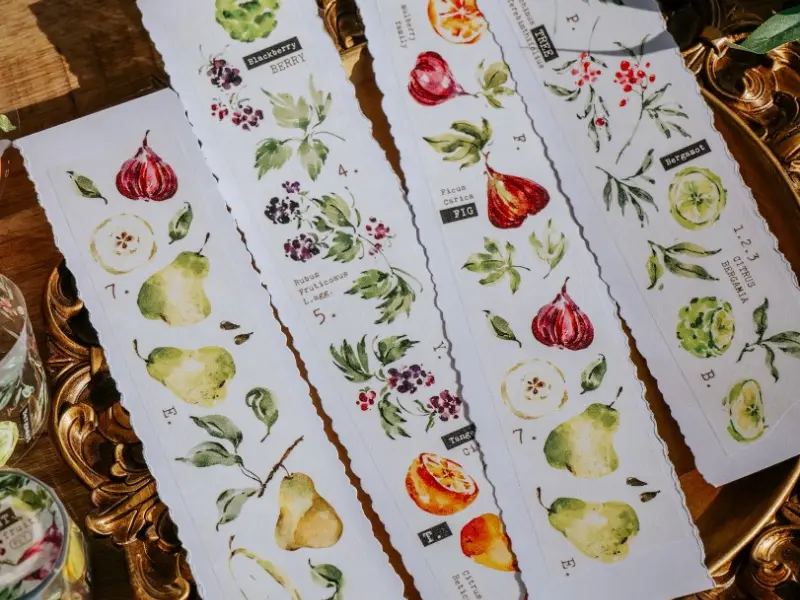 Meow Illustration Washi Tape Sample - Aroma Research