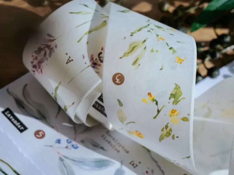 Meow Illustration Washi Tape Sample - Scent Research