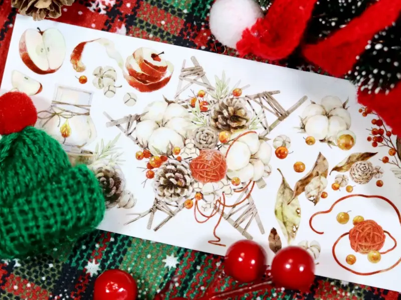 Wines Washi Tape Sample - Whispers Of Autumn
