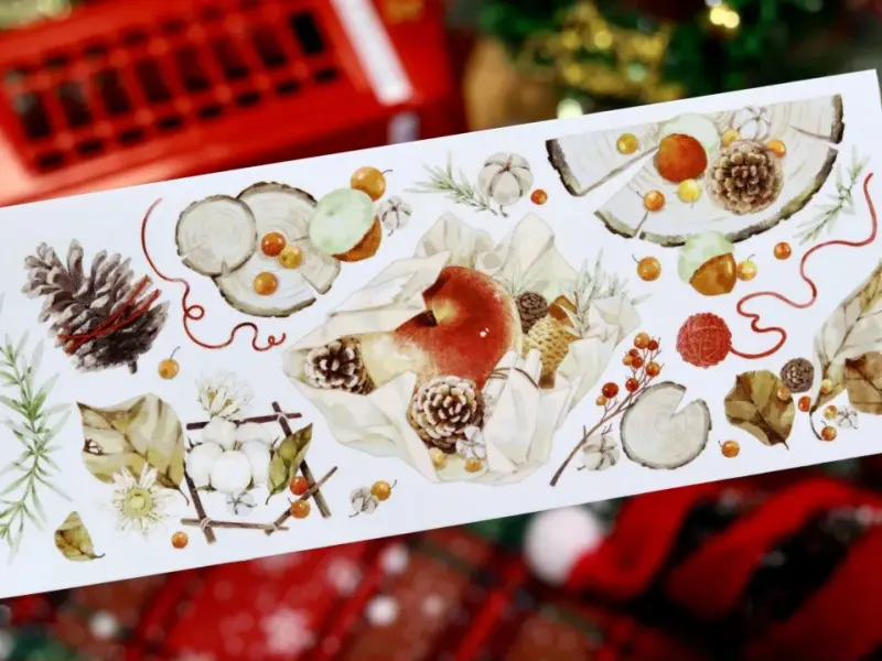 Wines Washi Tape Sample - Whispers Of Autumn