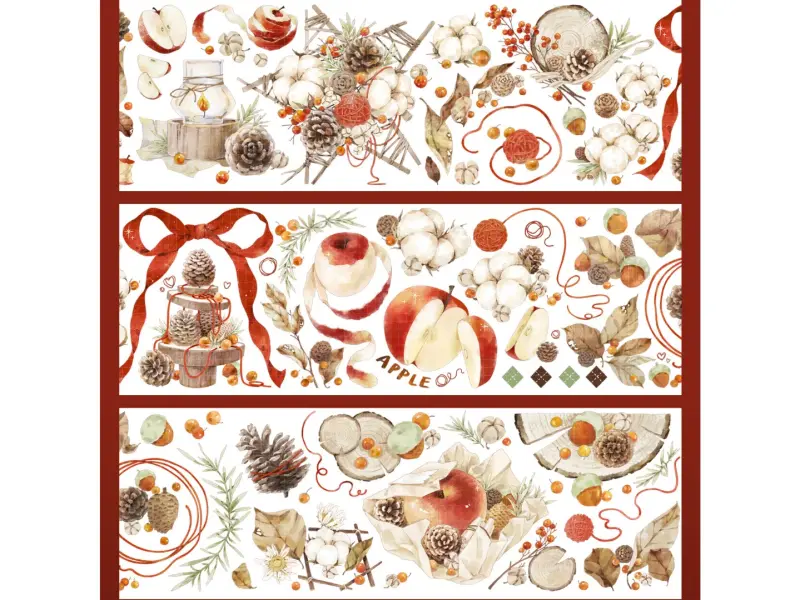 Wines Washi Tape Sample - Whispers Of Autumn