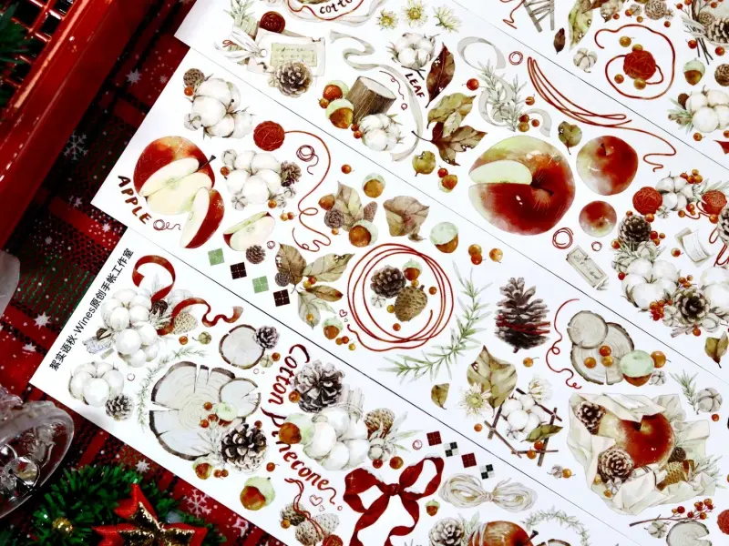 Wines Washi Tape Sample - Whispers Of Autumn