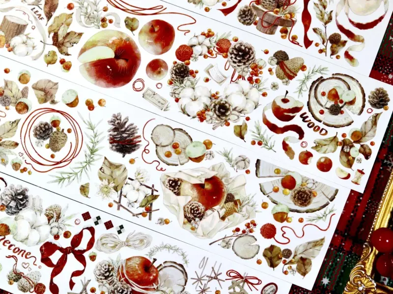 Wines Washi Tape Sample - Whispers Of Autumn