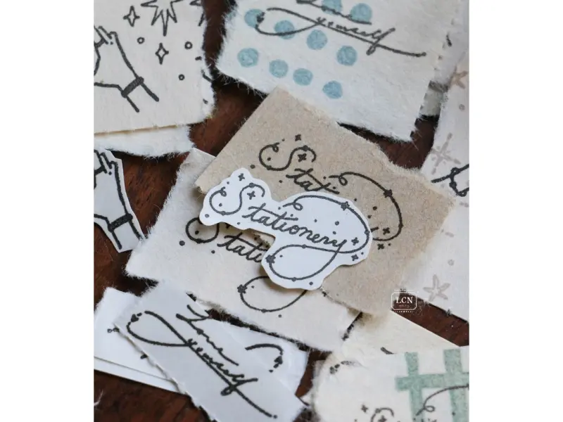Pre-Order Lin Chia Ning Wooden Rubber Stamp - Stationery