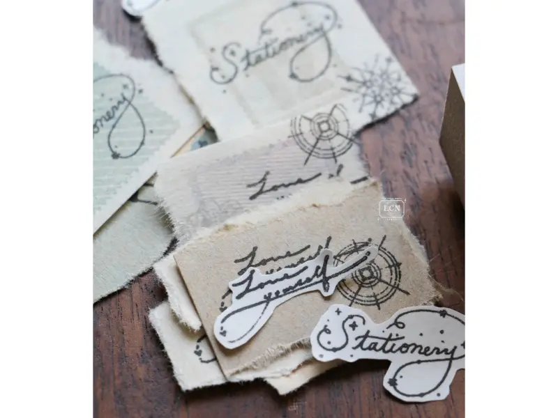 Pre-Order Lin Chia Ning Wooden Rubber Stamp - Love Yourself