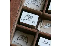 Pre-Order Lin Chia Ning Wooden Rubber Stamp - Heart For You