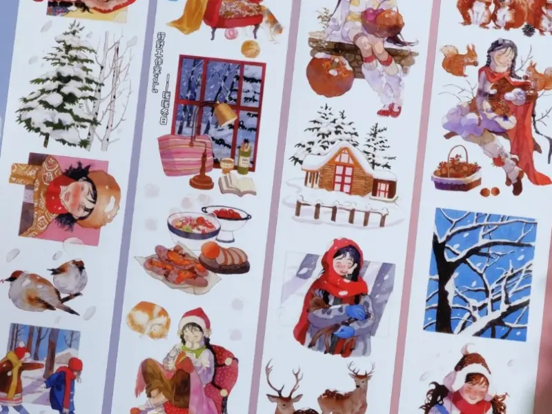 Xingye Washi Tape Sample - Warm WInter Days