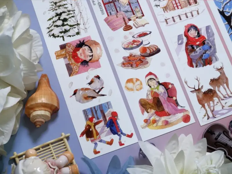 Xingye Washi Tape Sample - Warm WInter Days