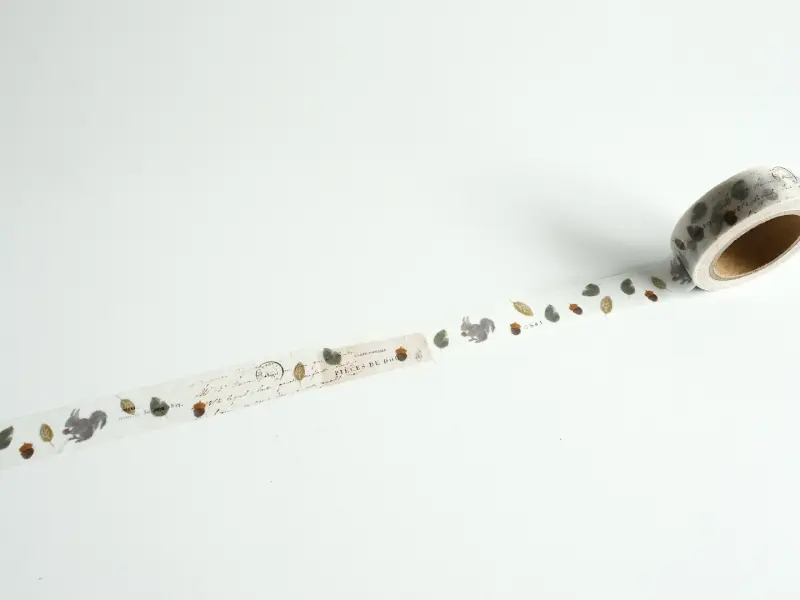 Pre-Order Yohaku Washi Tape Y-190 - Ezo Squirrel