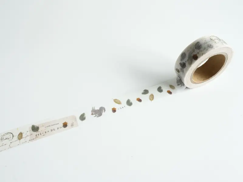 Pre-Order Yohaku Washi Tape Y-190 - Ezo Squirrel