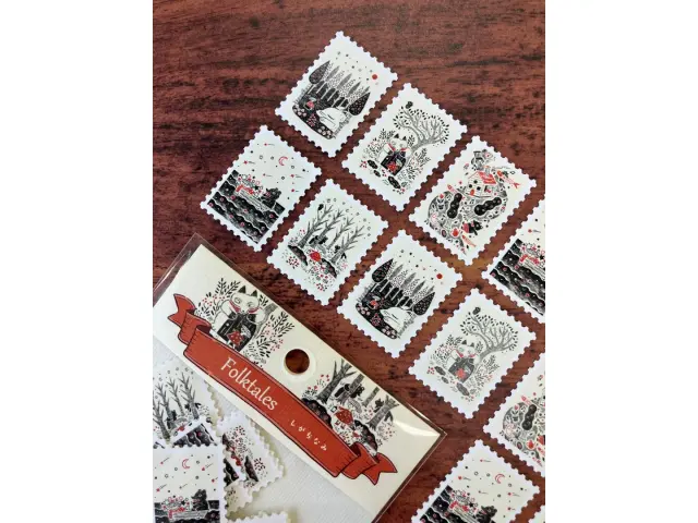 Renkonsha Folktales Flake Stickers
