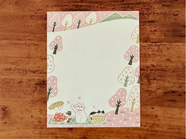 Renkonsha Shironeko Letter Set – Ohanami