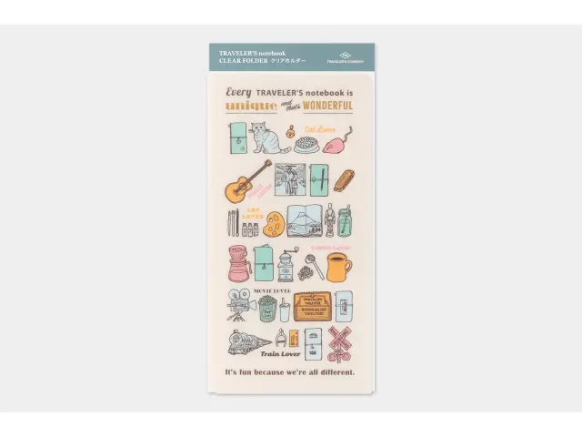 2027 Traveler's Company Clear Folder - Regular Size 