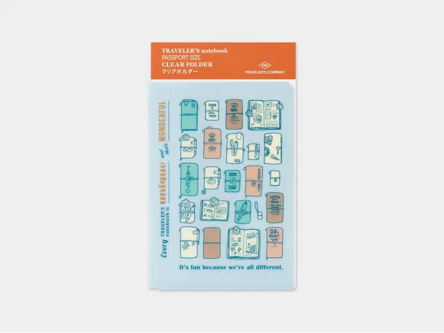 Pre-Order 2027 Traveler's Company Clear Folder - Passport Size