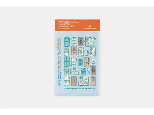 2027 Traveler's Company Clear Folder - Passport Size