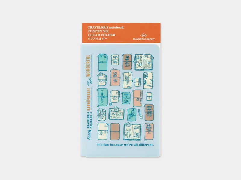 Pre-Order 2027 Traveler's Company Clear Folder - Passport Size