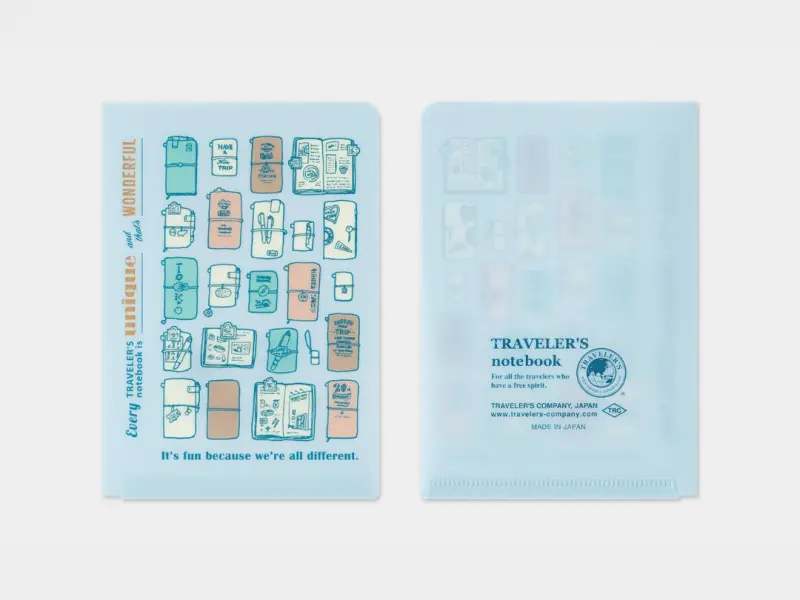 Pre-Order 2027 Traveler's Company Clear Folder - Passport Size