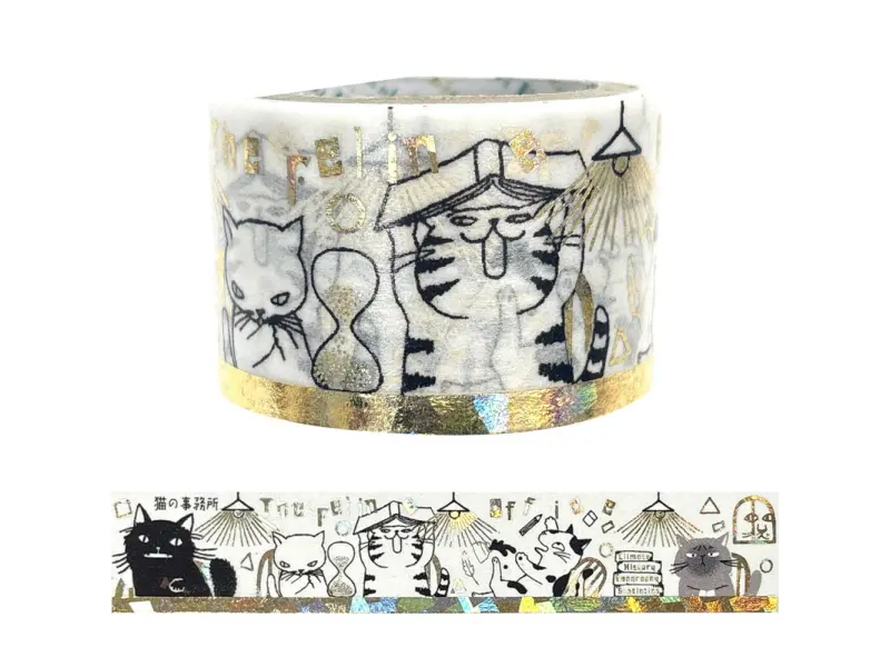 Shinzi Katoh Sparkling Masking Tape Kenji Miyazawa - The Cat’s Office 2