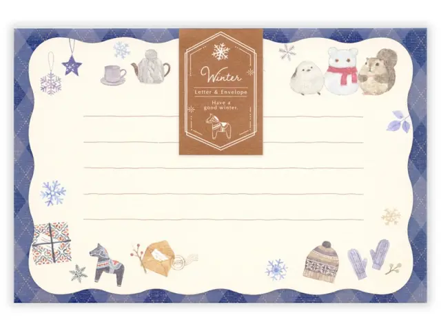 NB Co. Mini Letter Set – Winter Snow