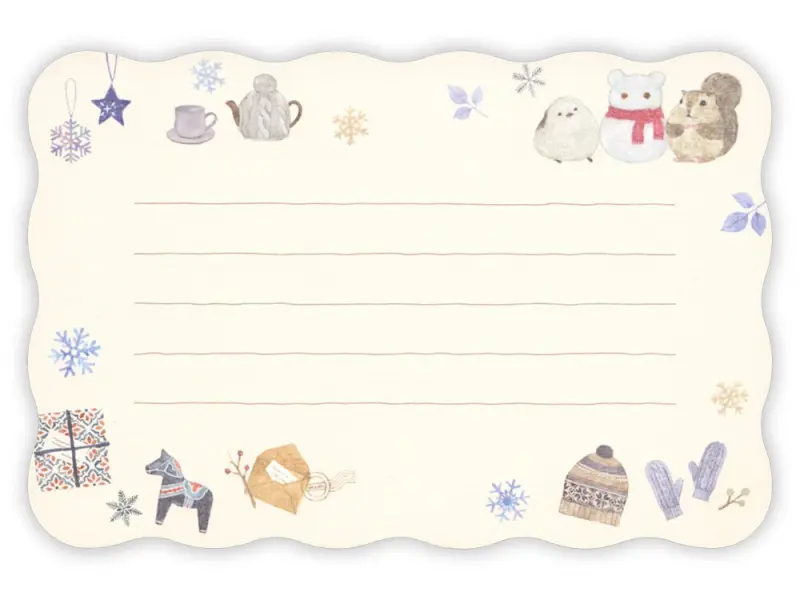 NB Co. Mini Letter Set – Winter Snow
