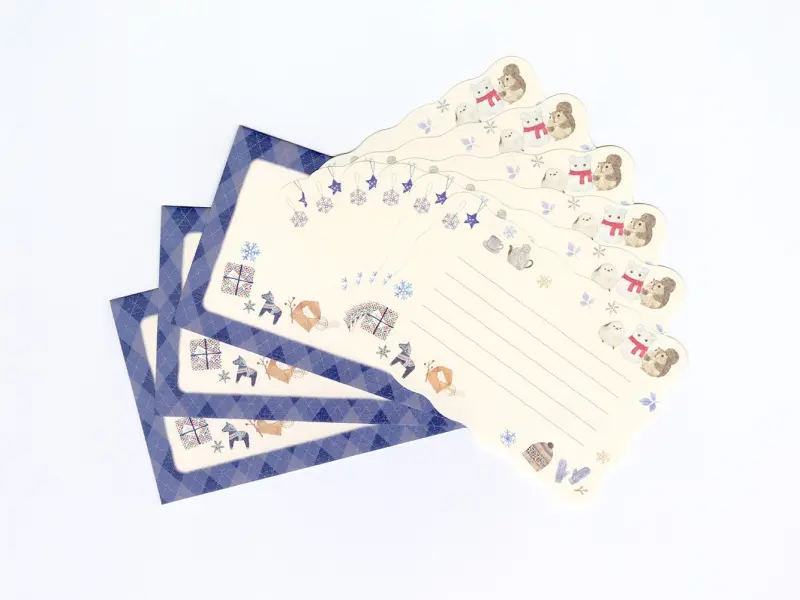 NB Co. Mini Letter Set – Winter Snow