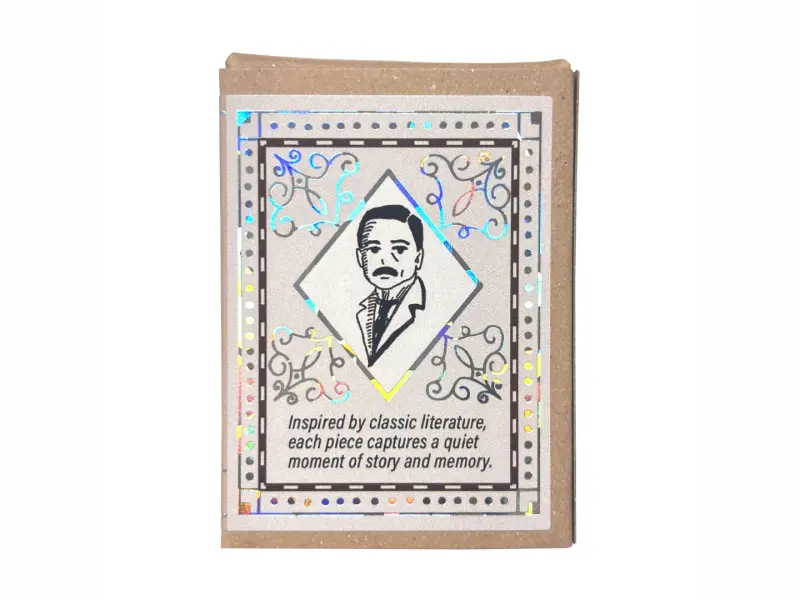 Shinzi Katoh Sparkling Flake Stickers - Natsume Sōseki