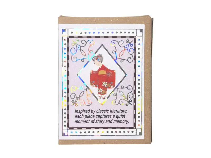 Shinzi Katoh Sparkling Flake Stickers - Akiko Yosano & Ichiyō Higuchi