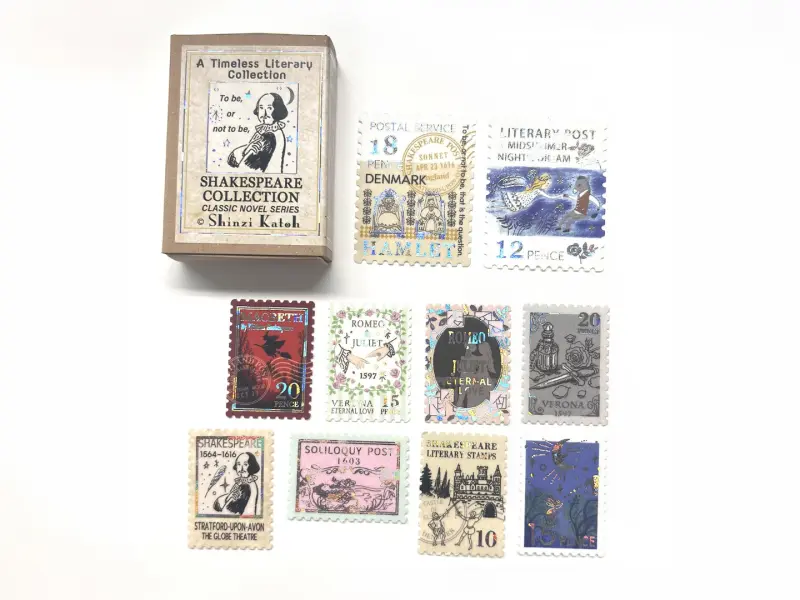 Shinzi Katoh Sparkling Flake Stickers - Shakespeare