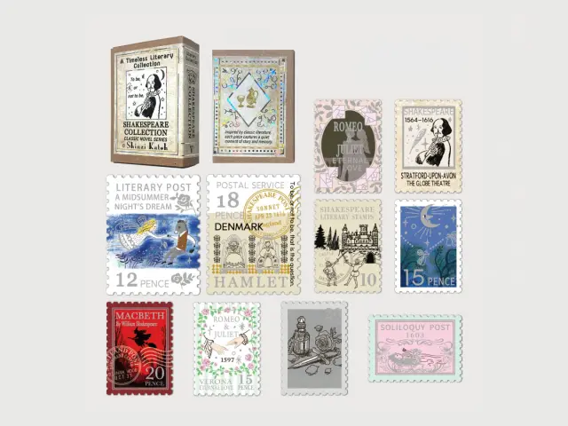 Shinzi Katoh Sparkling Flake Stickers - Shakespeare
