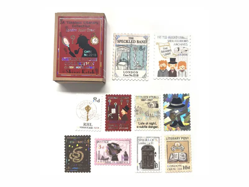 Shinzi Katoh Sparkling Flake Stickers - Sherlock Holmes