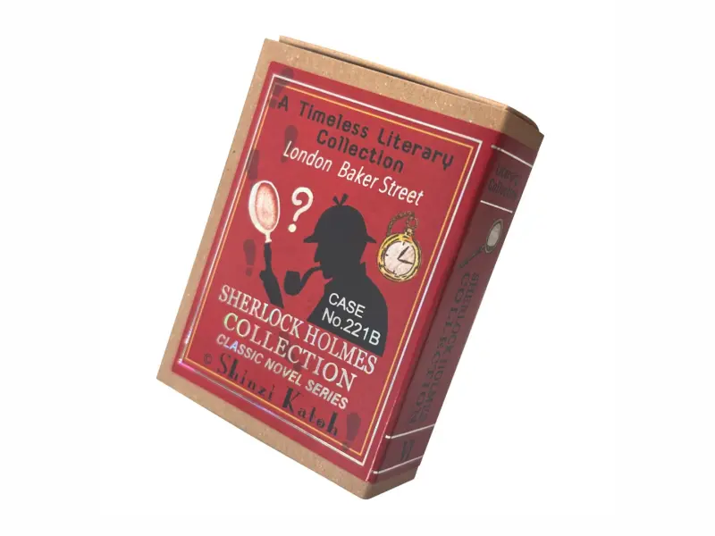 Shinzi Katoh Sparkling Flake Stickers - Sherlock Holmes