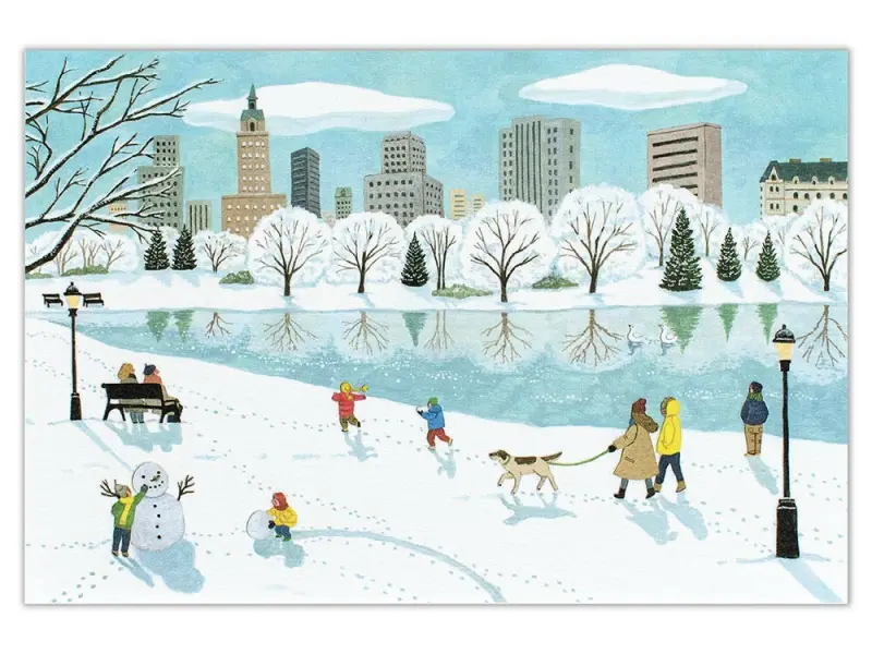 NB Co. Postcard - Winter Park